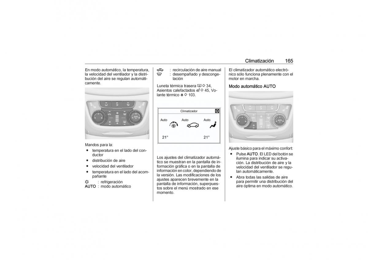 Opel Zafira C Tourer manual del propietario / page 167