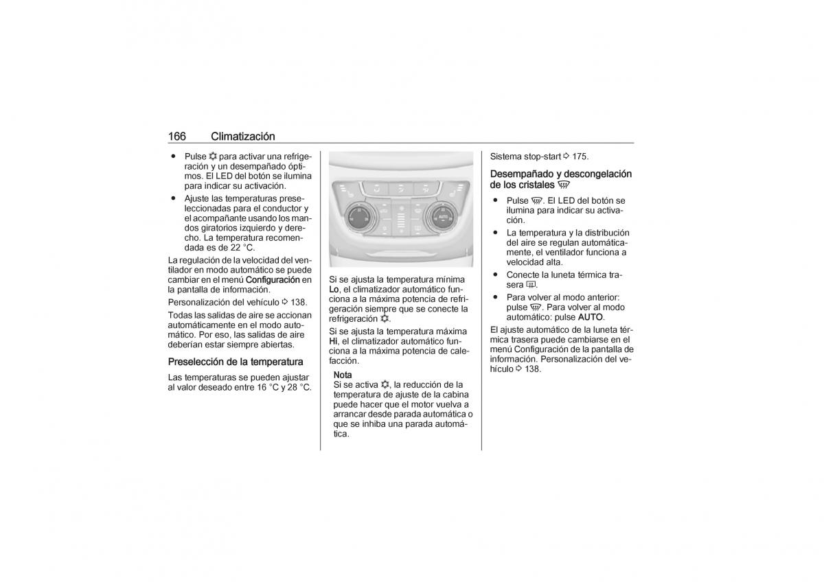 Opel Zafira C Tourer manual del propietario / page 168