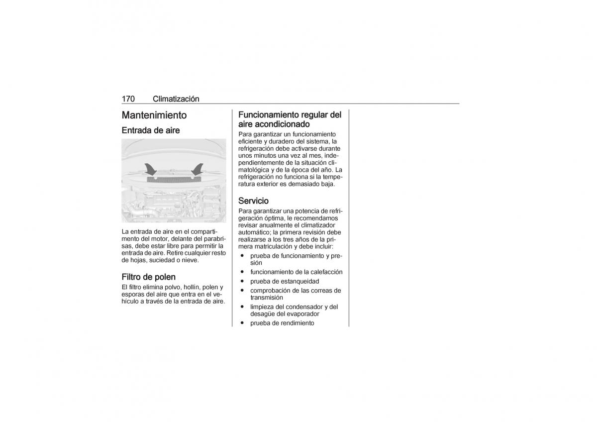 Opel Zafira C Tourer manual del propietario / page 172