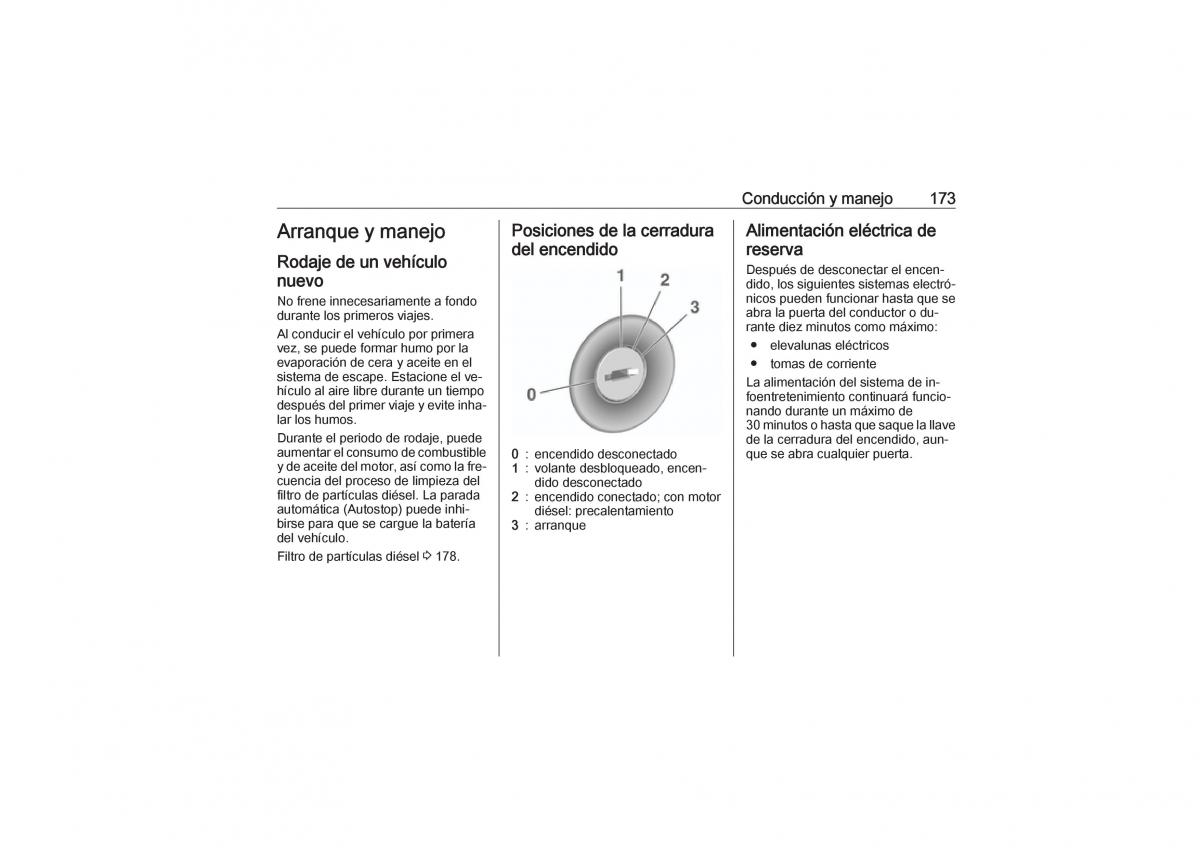 Opel Zafira C Tourer manual del propietario / page 175