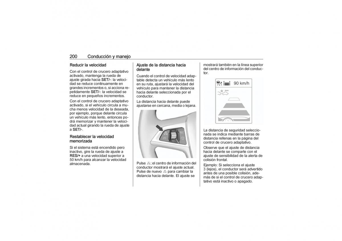 Opel Zafira C Tourer manual del propietario / page 202