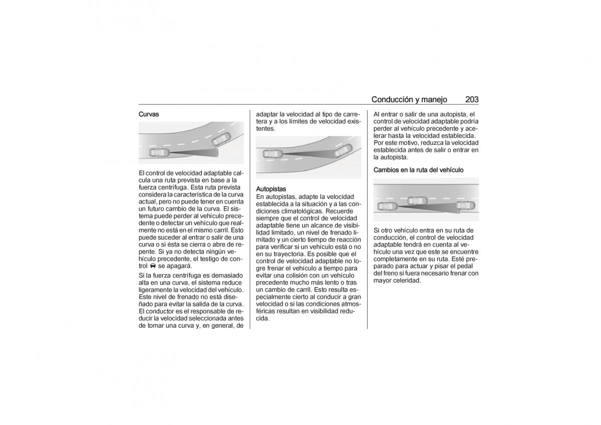 Opel Zafira C Tourer manual del propietario / page 205