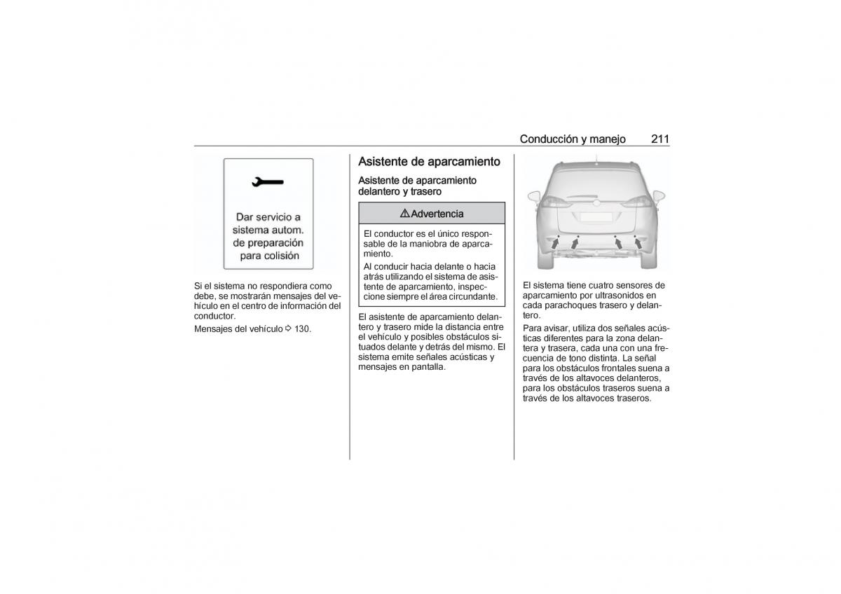 Opel Zafira C Tourer manual del propietario / page 213