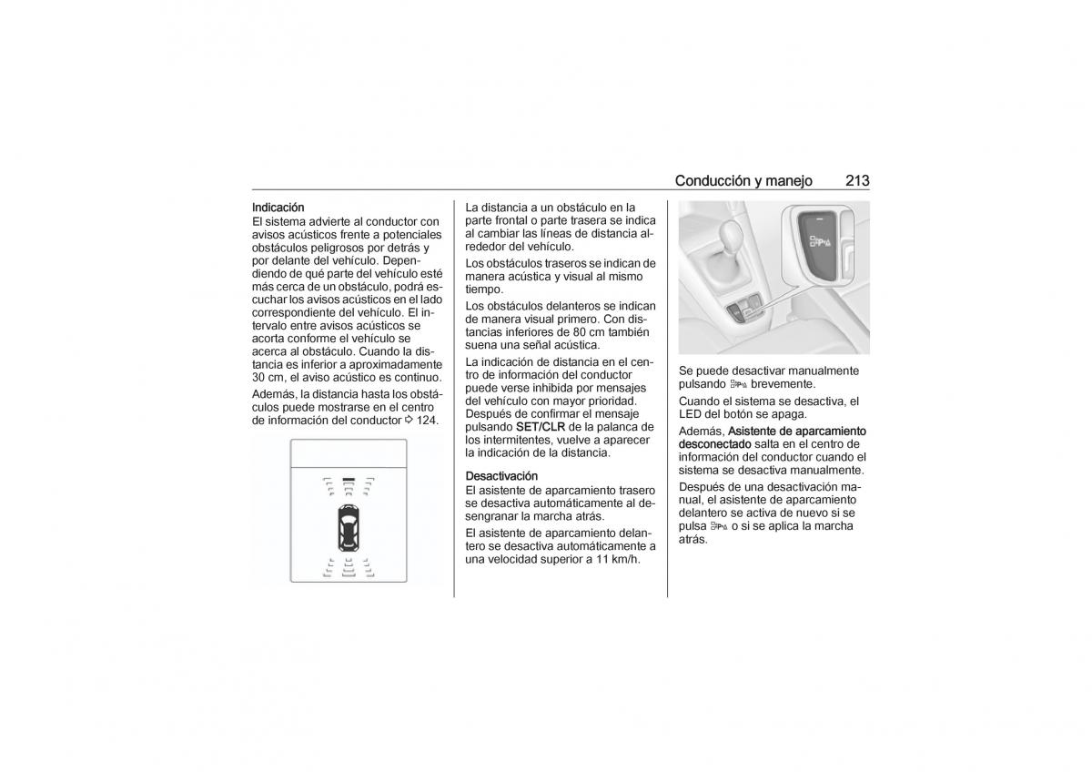 Opel Zafira C Tourer manual del propietario / page 215