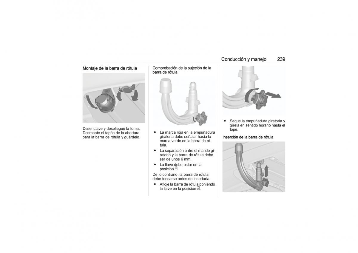 Opel Zafira C Tourer manual del propietario / page 241