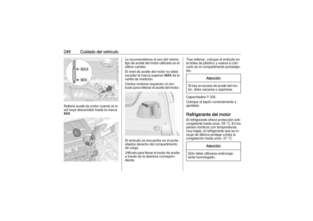 Opel Zafira C Tourer manual del propietario / page 248