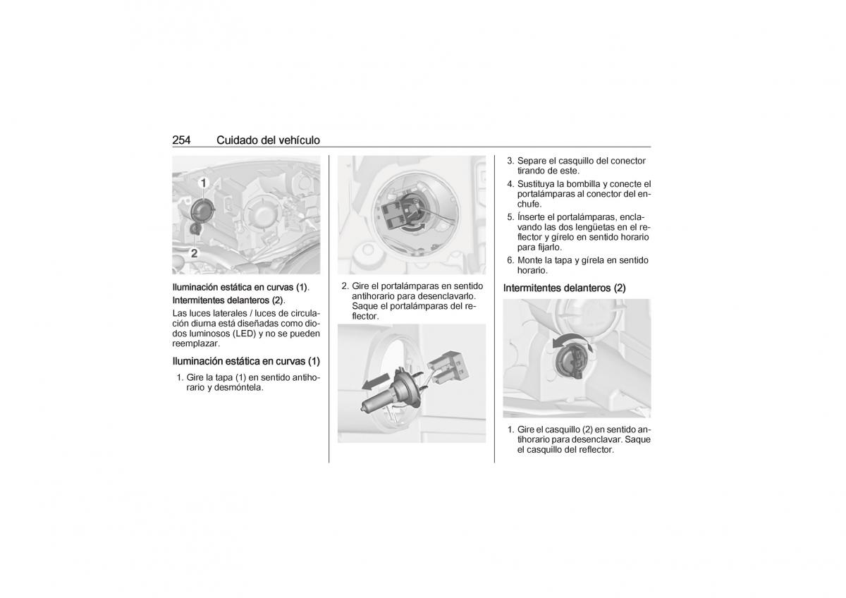 Opel Zafira C Tourer manual del propietario / page 256