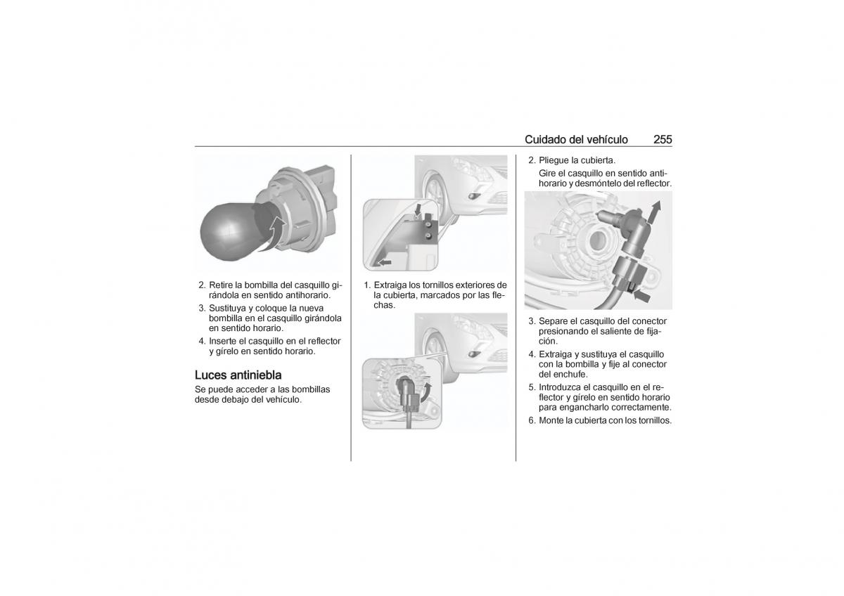 Opel Zafira C Tourer manual del propietario / page 257