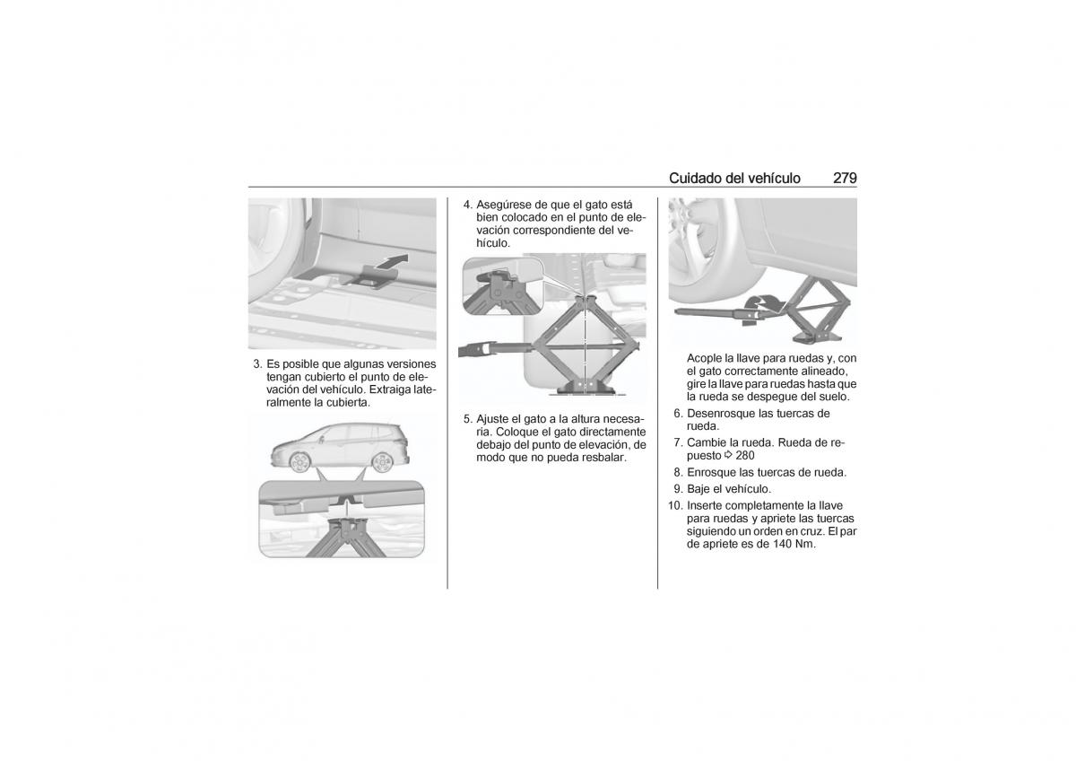 Opel Zafira C Tourer manual del propietario / page 281