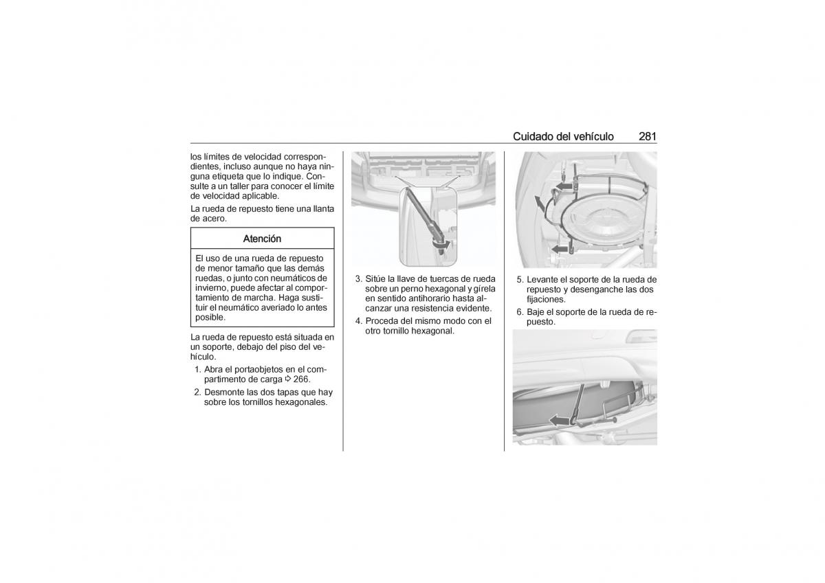 Opel Zafira C Tourer manual del propietario / page 283