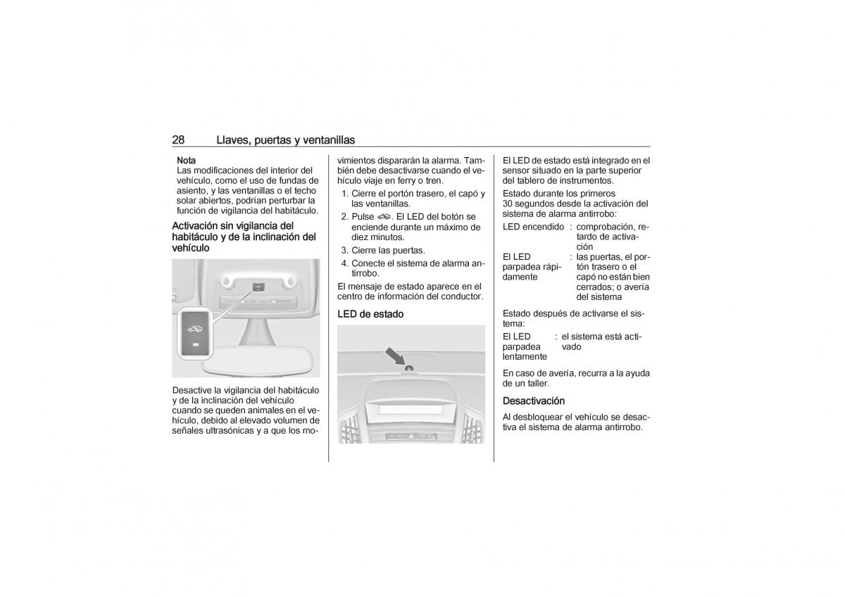 Opel Zafira C Tourer manual del propietario / page 30