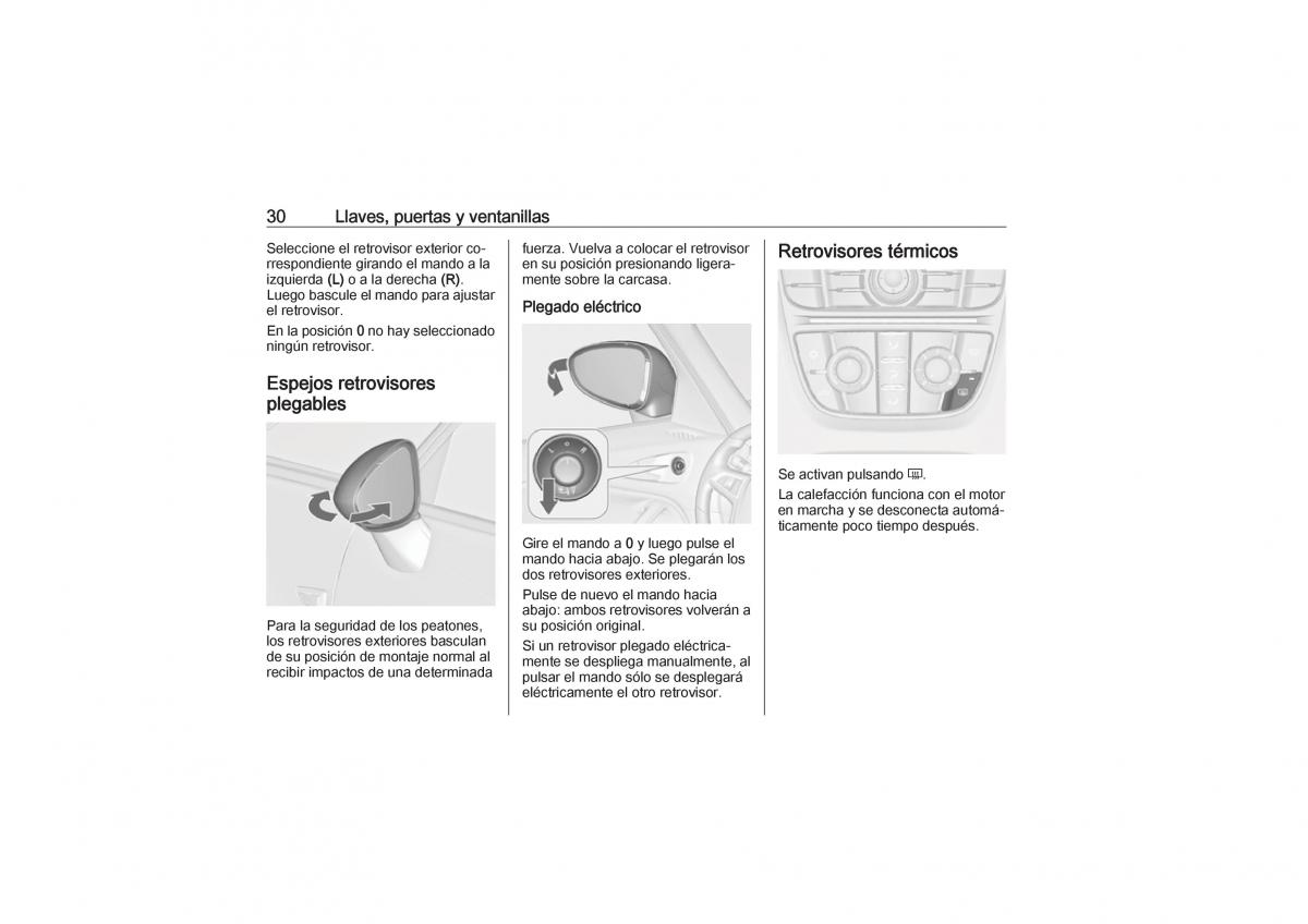 Opel Zafira C Tourer manual del propietario / page 32