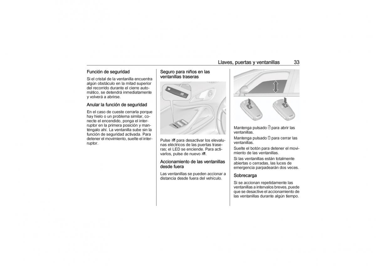 Opel Zafira C Tourer manual del propietario / page 35