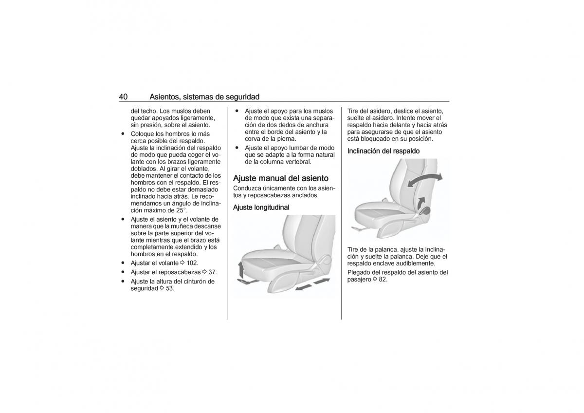 Opel Zafira C Tourer manual del propietario / page 42