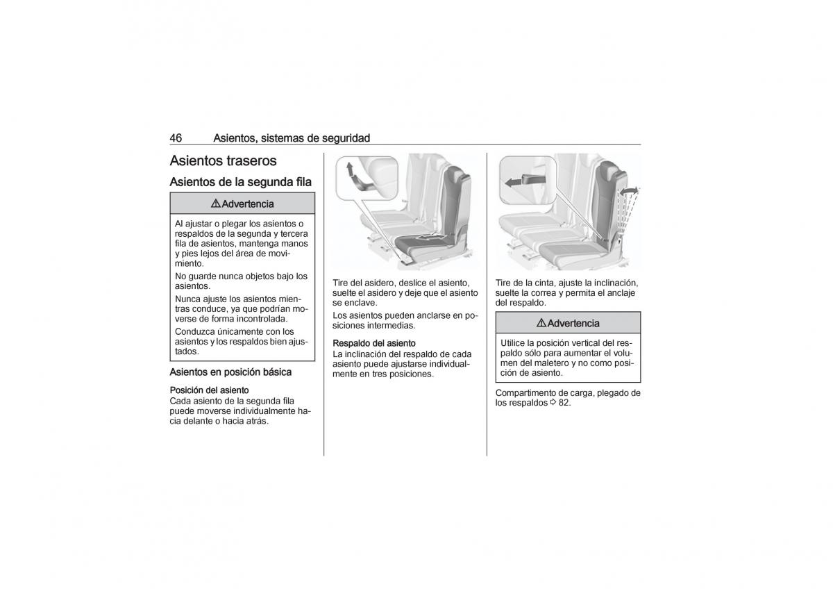 Opel Zafira C Tourer manual del propietario / page 48