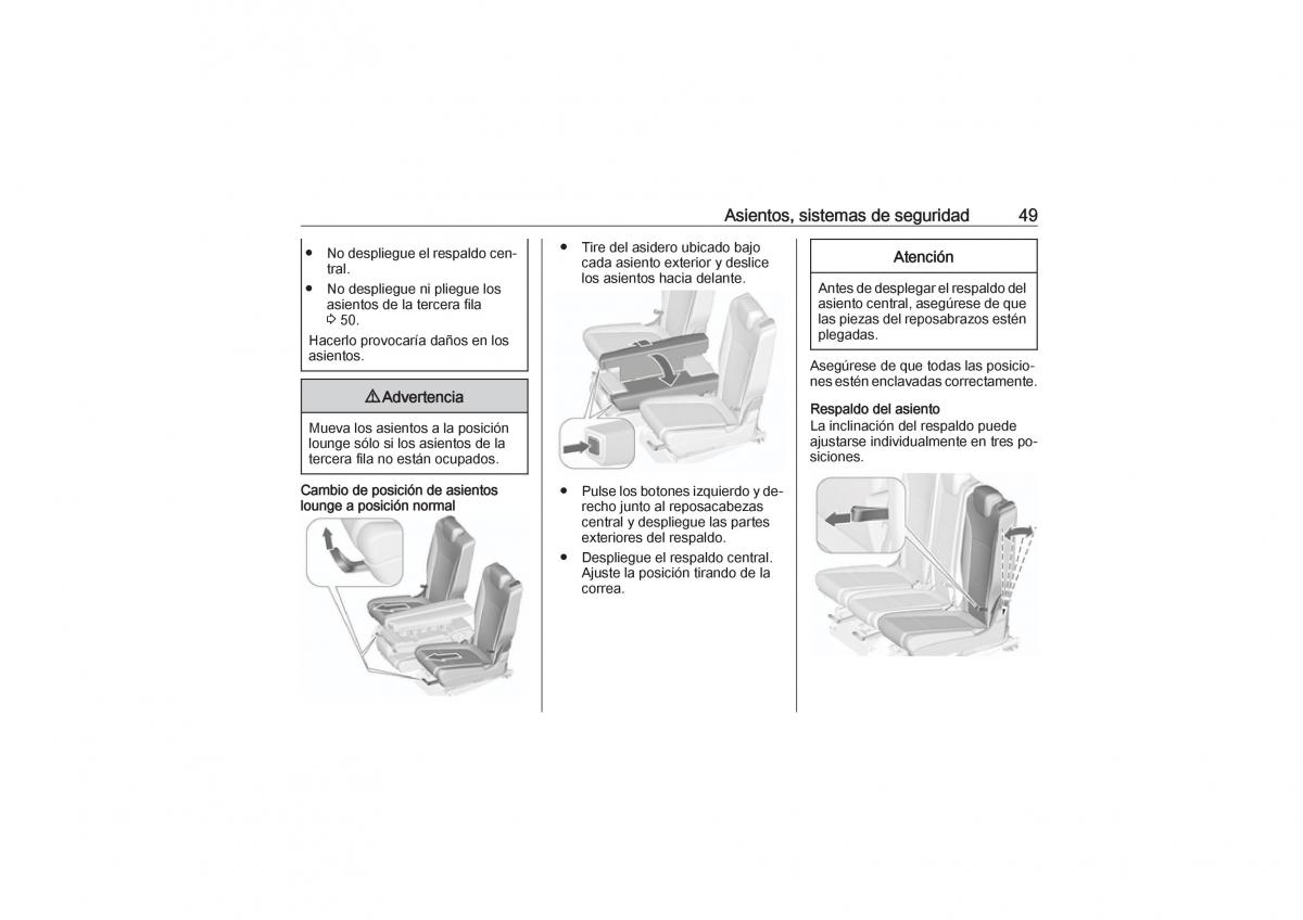 Opel Zafira C Tourer manual del propietario / page 51