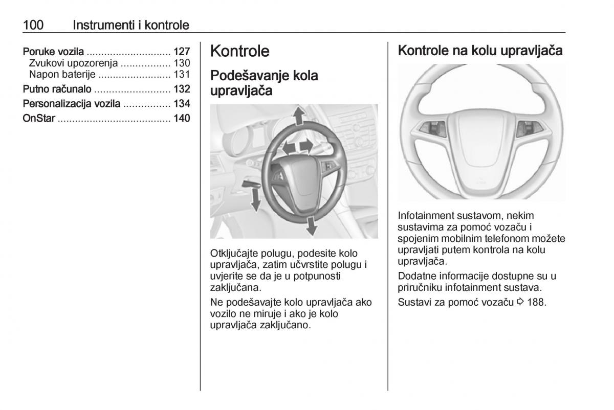 Opel Zafira C Tourer vlasnicko uputstvo / page 102