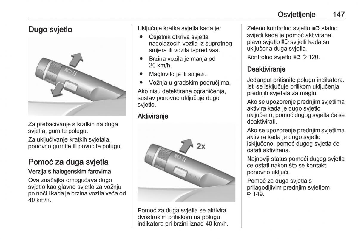 Opel Zafira C Tourer vlasnicko uputstvo / page 149