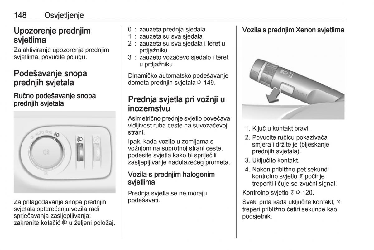 Opel Zafira C Tourer vlasnicko uputstvo / page 150