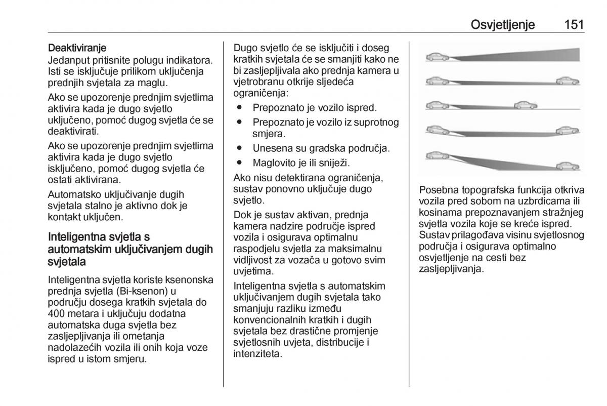 Opel Zafira C Tourer vlasnicko uputstvo / page 153