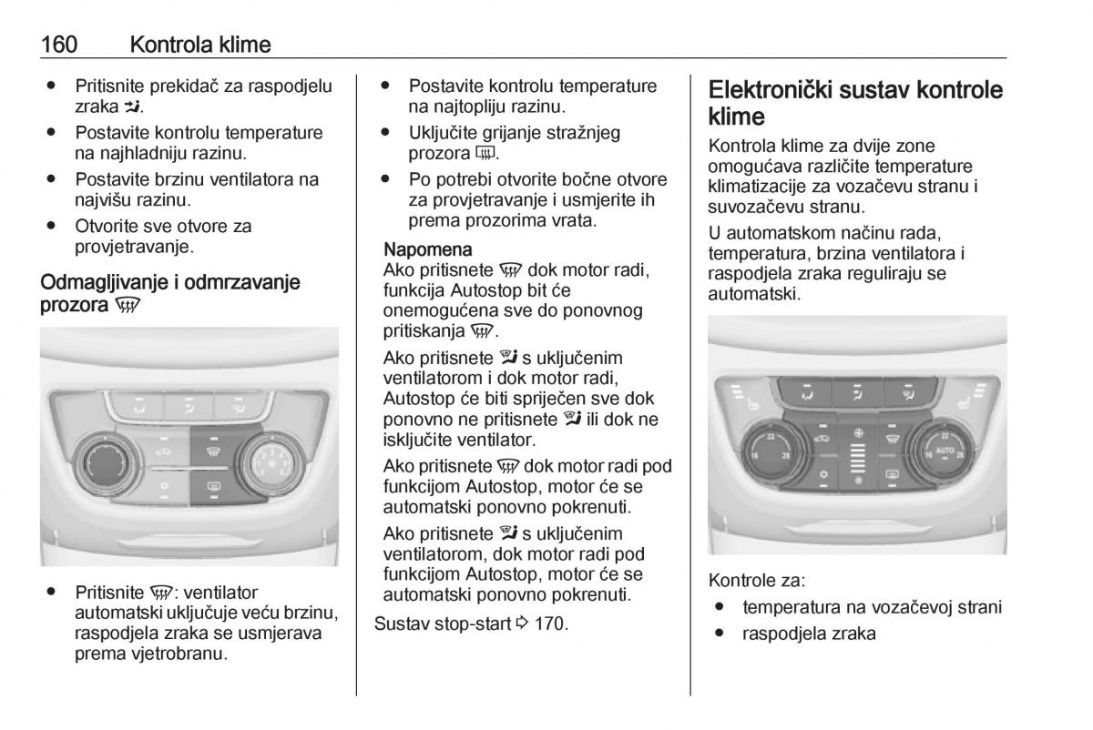 Opel Zafira C Tourer vlasnicko uputstvo / page 162