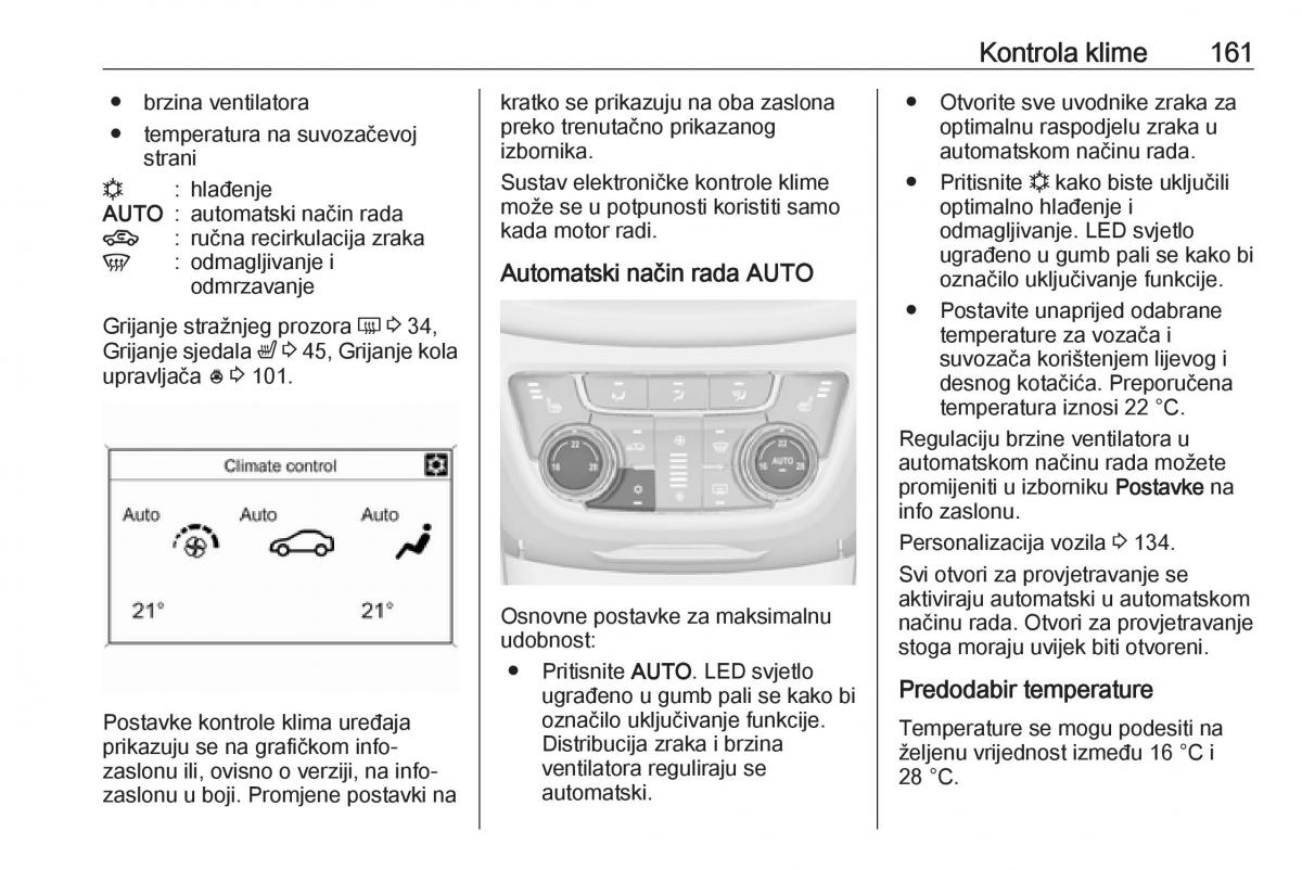 Opel Zafira C Tourer vlasnicko uputstvo / page 163