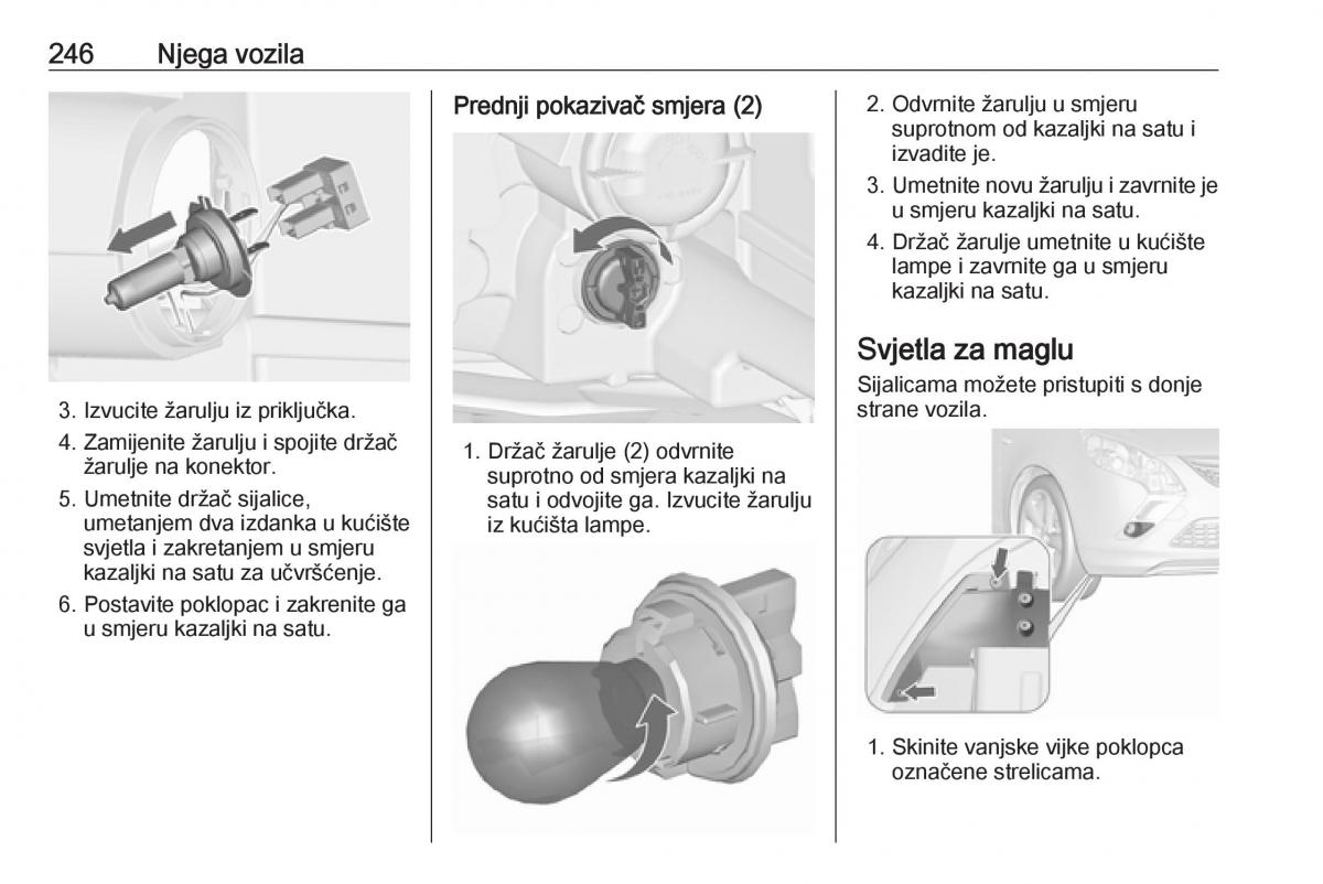 Opel Zafira C Tourer vlasnicko uputstvo / page 248