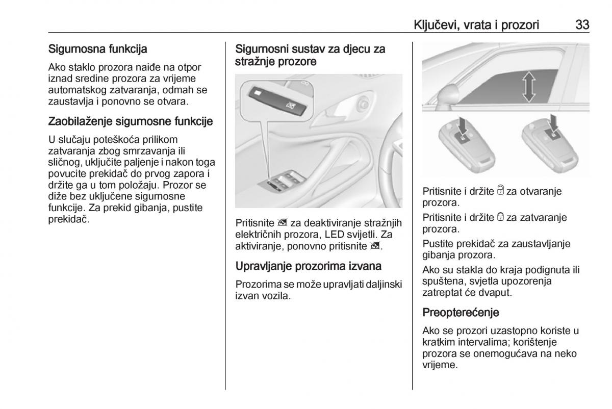 Opel Zafira C Tourer vlasnicko uputstvo / page 35