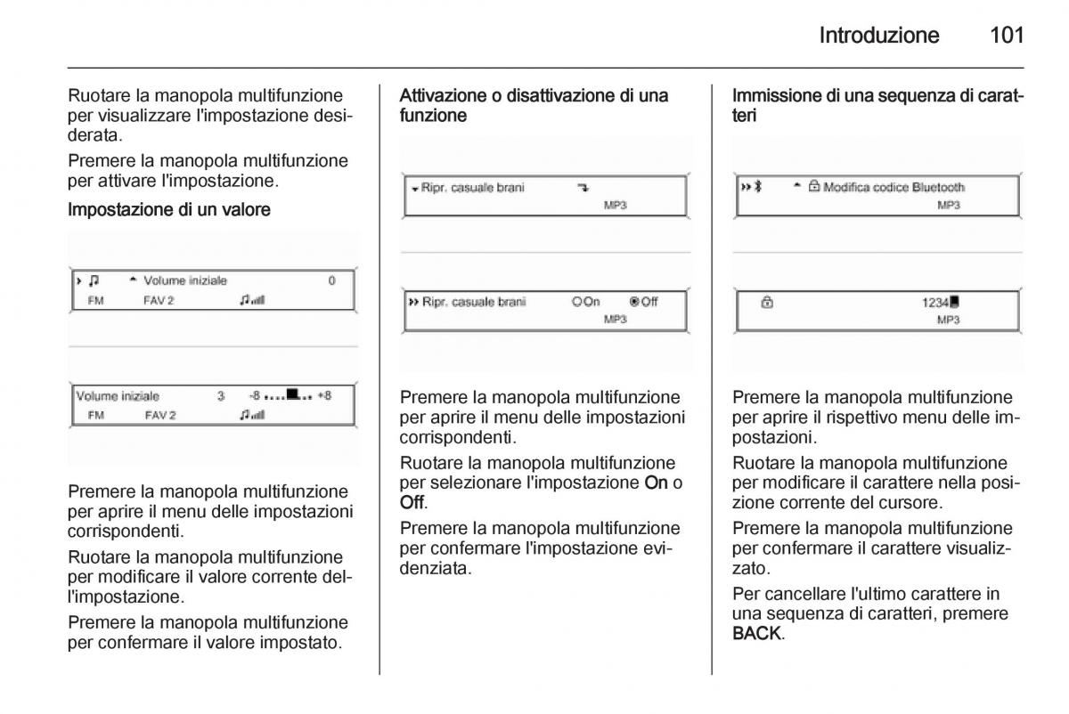 Opel Zafira C Tourer manuale del proprietario / page 101