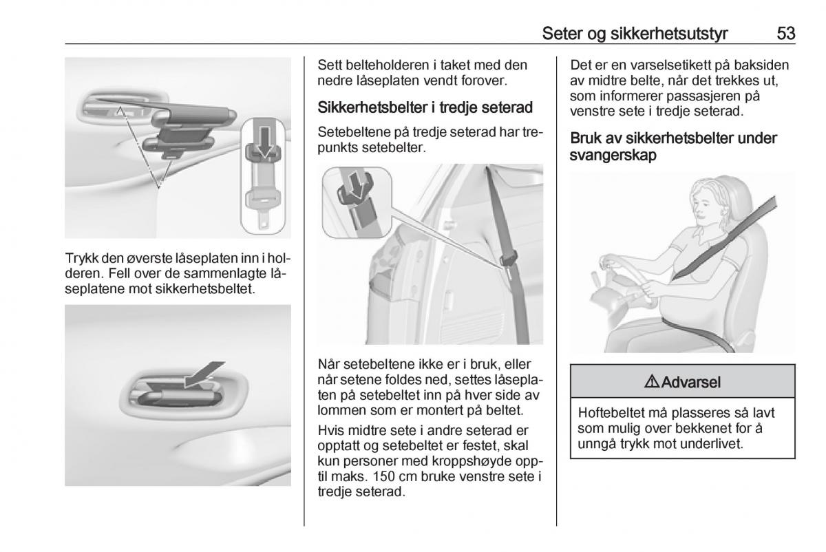 manual  Opel Zafira C Tourer bruksanvisningen / page 55