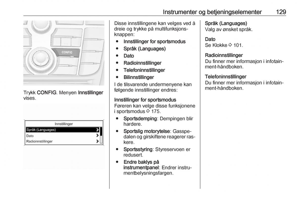 manual  Opel Zafira C Tourer bruksanvisningen / page 131