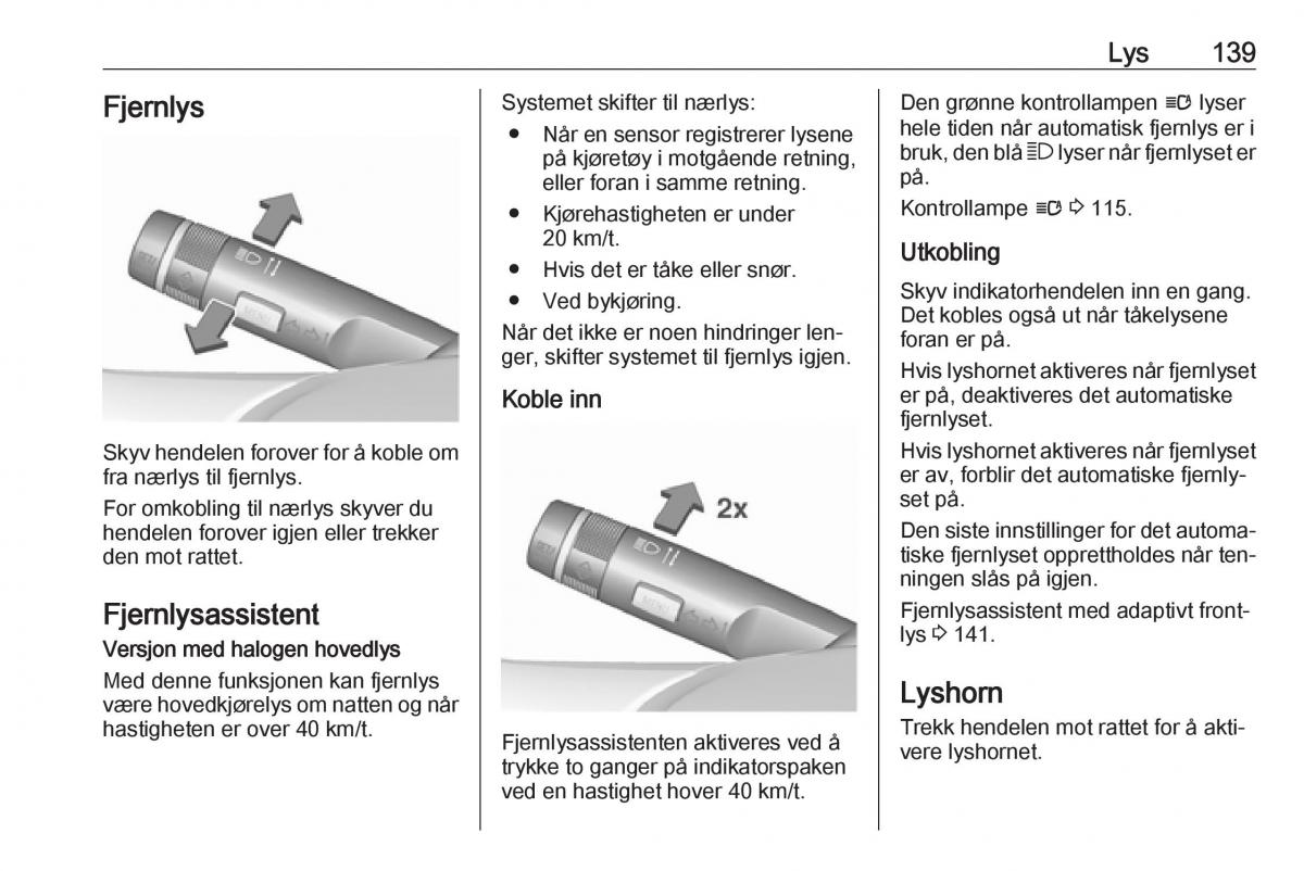 manual  Opel Zafira C Tourer bruksanvisningen / page 141