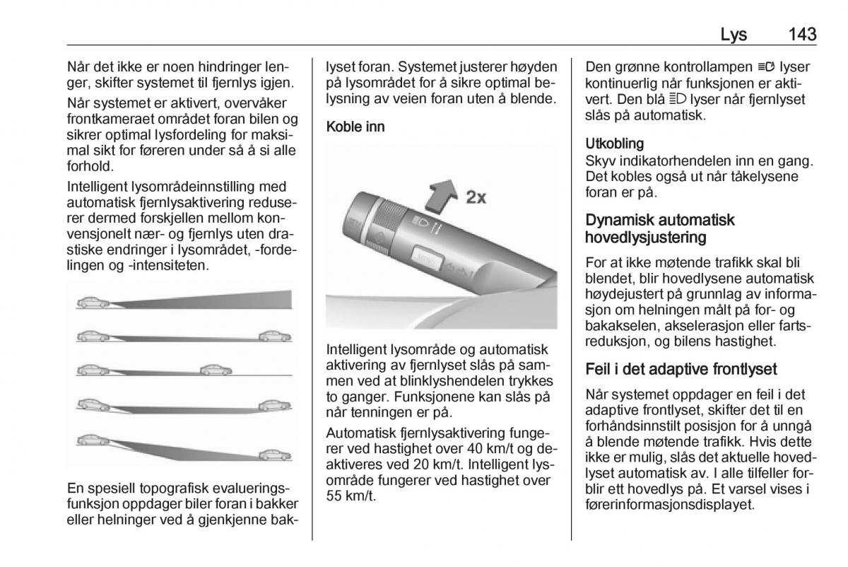 manual  Opel Zafira C Tourer bruksanvisningen / page 145