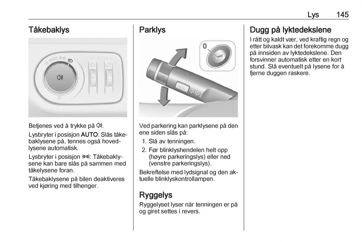 manual  Opel Zafira C Tourer bruksanvisningen / page 147