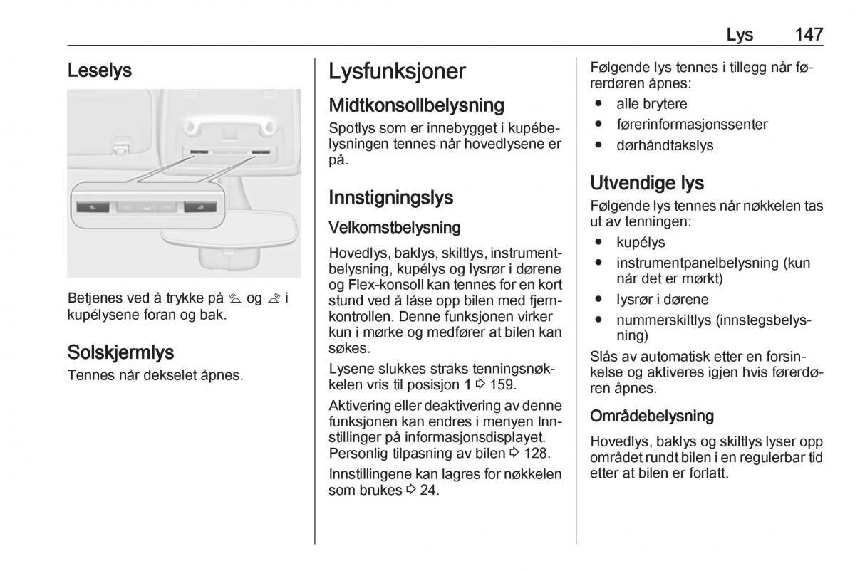 manual  Opel Zafira C Tourer bruksanvisningen / page 149