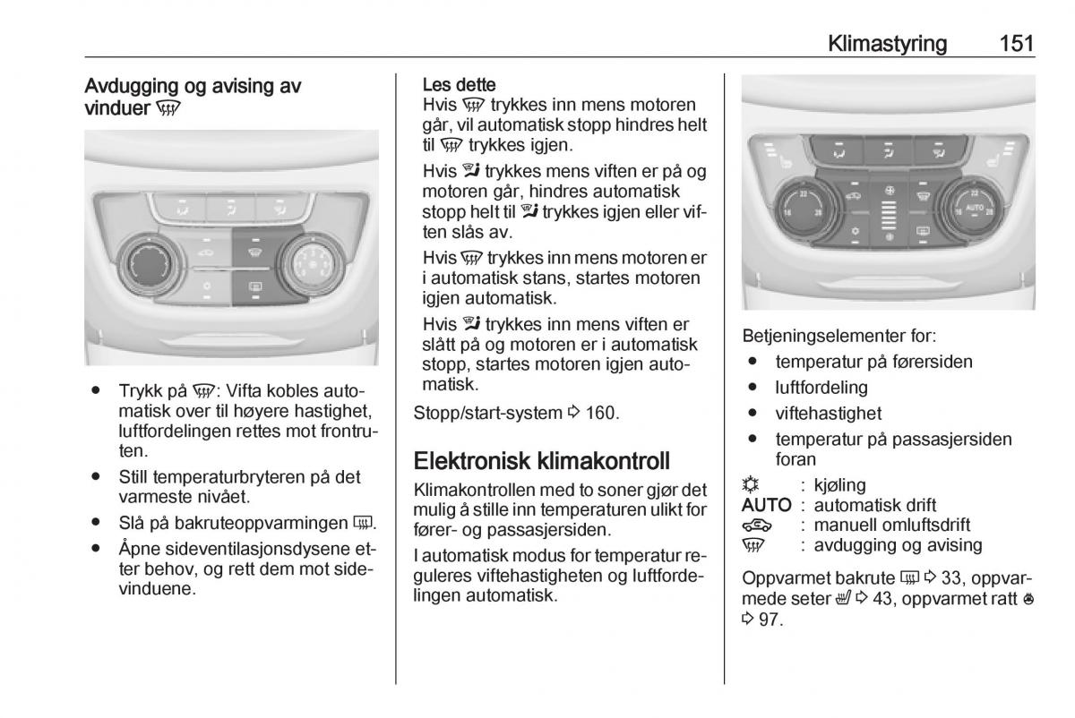 manual  Opel Zafira C Tourer bruksanvisningen / page 153