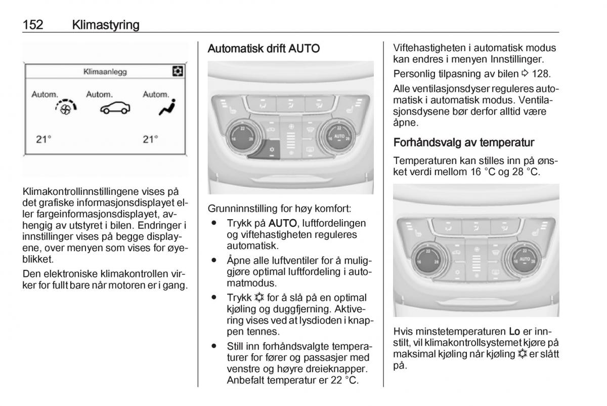 manual  Opel Zafira C Tourer bruksanvisningen / page 154