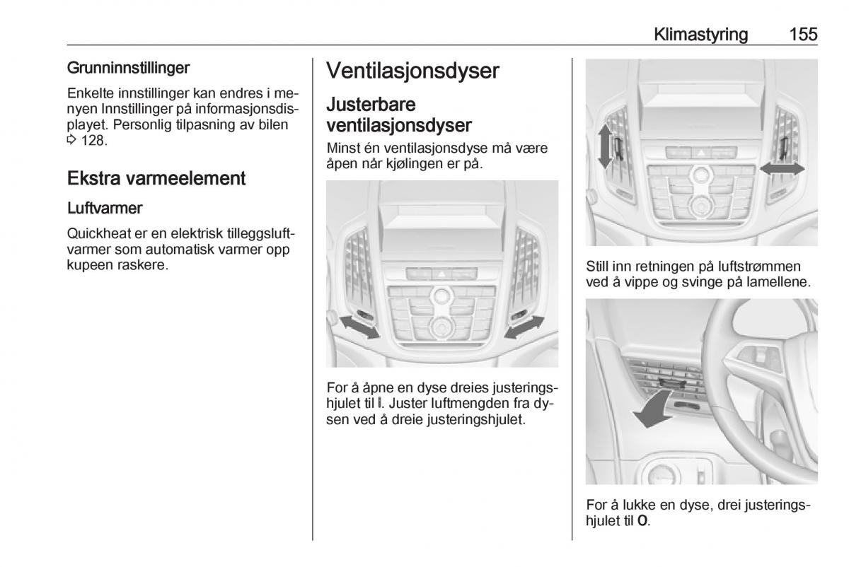 manual  Opel Zafira C Tourer bruksanvisningen / page 157