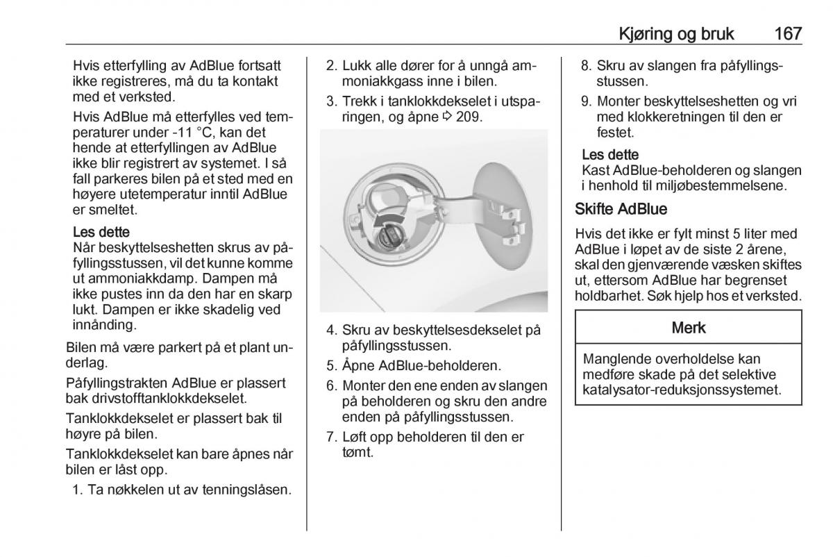 manual  Opel Zafira C Tourer bruksanvisningen / page 169