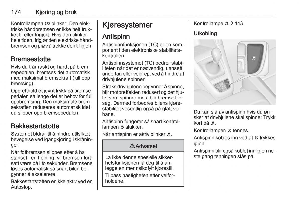 manual  Opel Zafira C Tourer bruksanvisningen / page 176