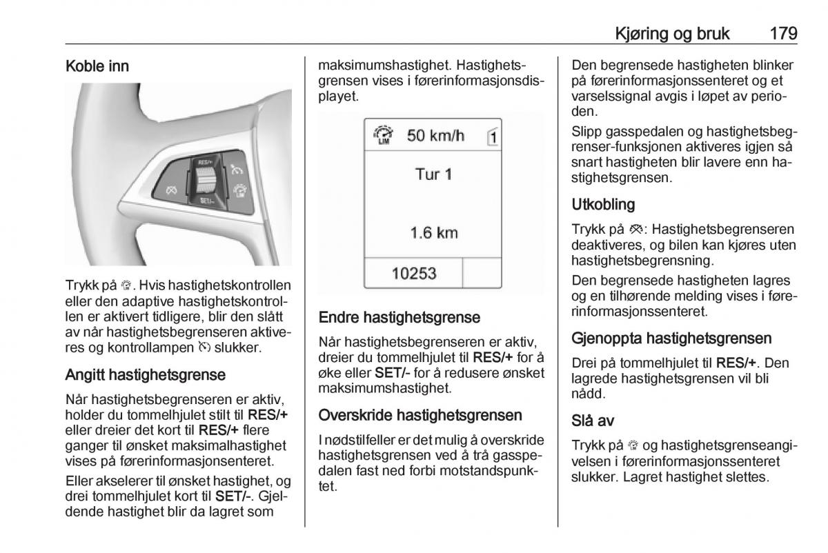 manual  Opel Zafira C Tourer bruksanvisningen / page 181