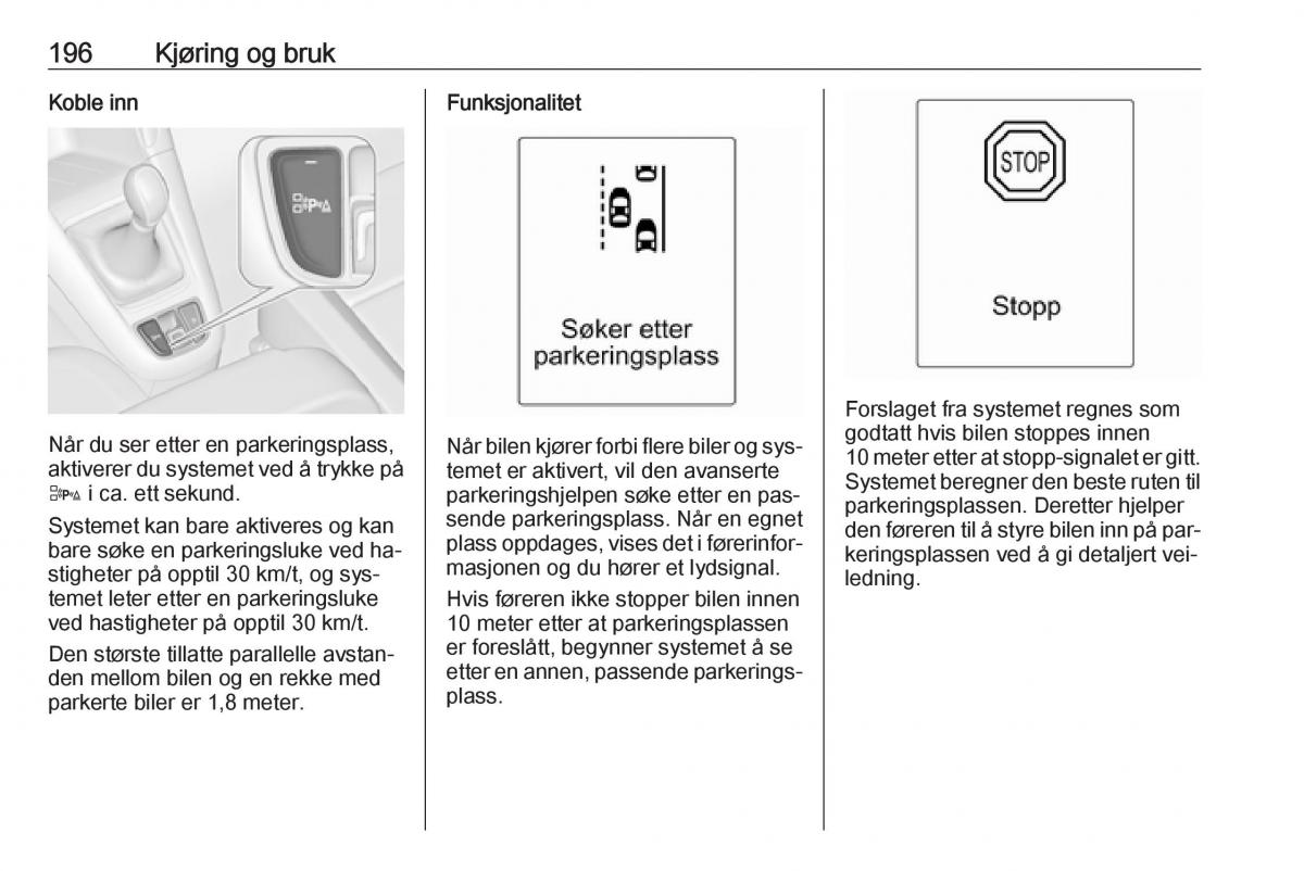 manual  Opel Zafira C Tourer bruksanvisningen / page 198