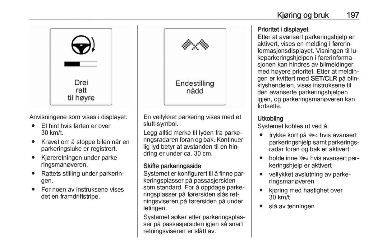 manual  Opel Zafira C Tourer bruksanvisningen / page 199