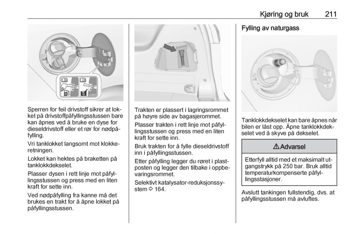 manual  Opel Zafira C Tourer bruksanvisningen / page 213