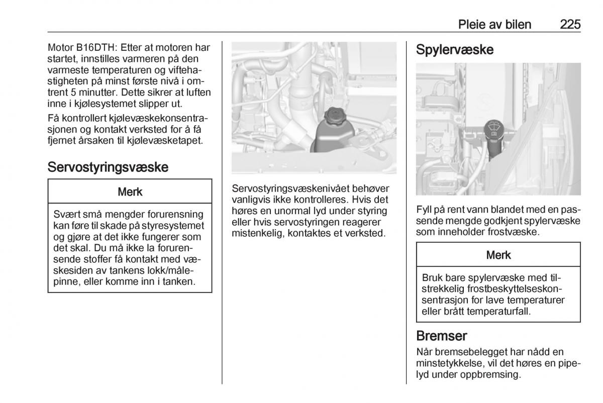 manual  Opel Zafira C Tourer bruksanvisningen / page 227