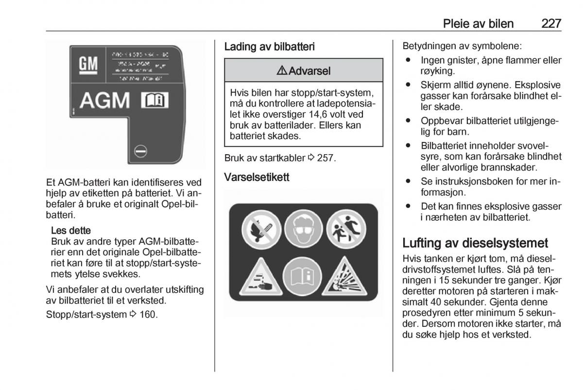 manual  Opel Zafira C Tourer bruksanvisningen / page 229