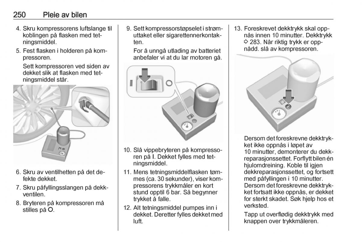 manual  Opel Zafira C Tourer bruksanvisningen / page 252