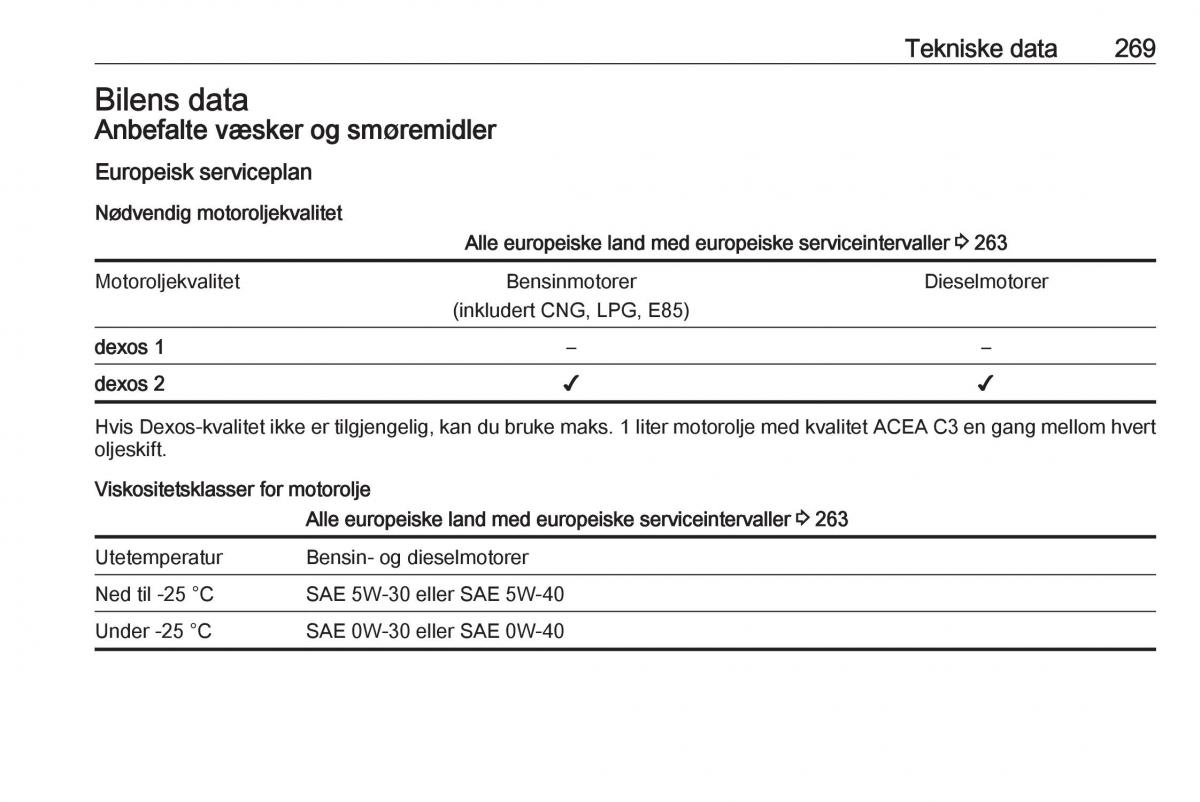 manual  Opel Zafira C Tourer bruksanvisningen / page 271