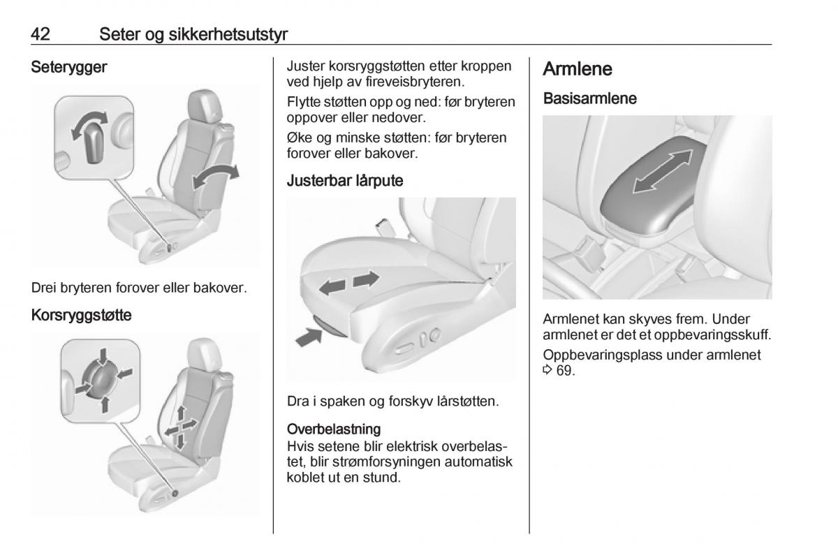 manual  Opel Zafira C Tourer bruksanvisningen / page 44