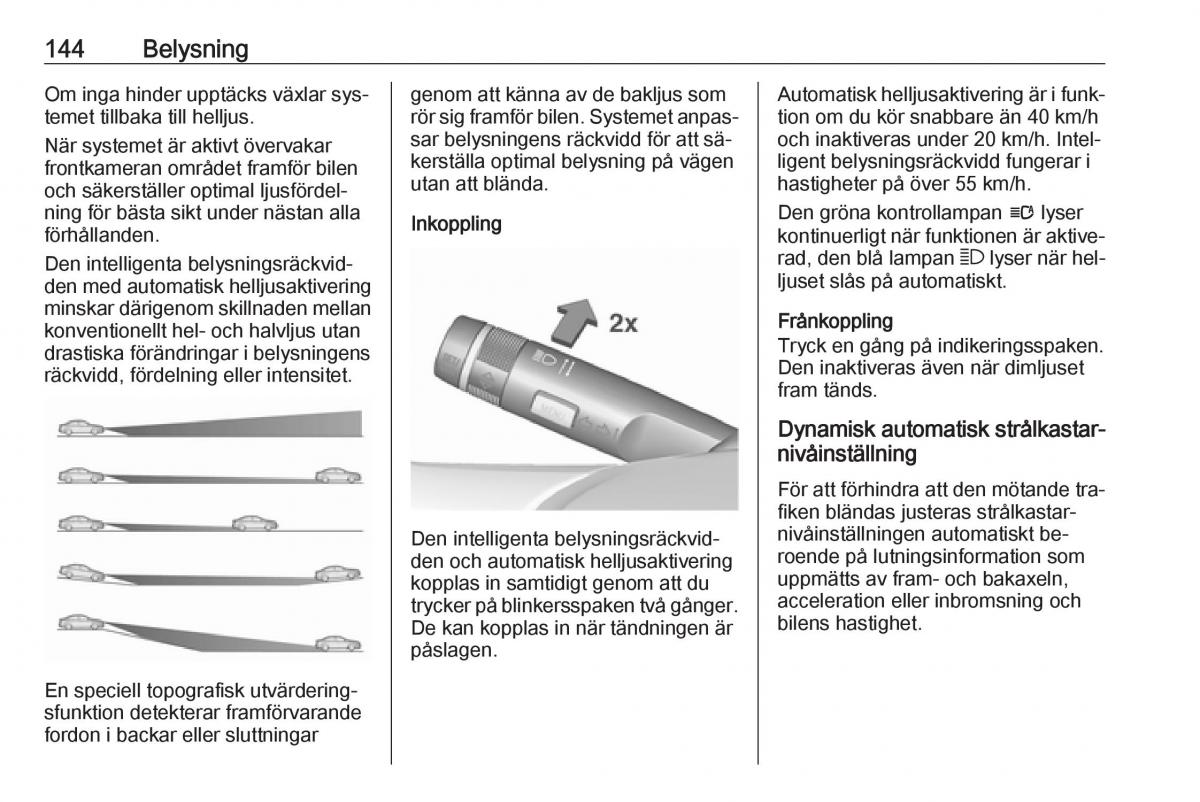 Opel Zafira C Tourer instruktionsbok / page 146